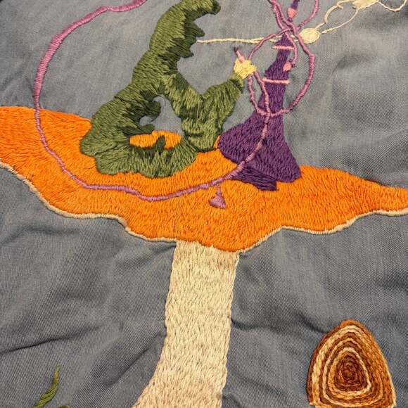 1960s/1970's Wrangler Denim Shirt With Big Embroidery - Picture 6 of 11